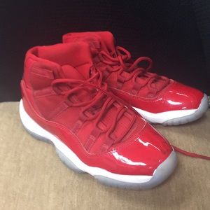 Jordan’s size 4 Y... Red & oh so cute!!!